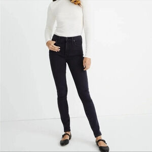 Madewell Black High Rise Skinny Jeans